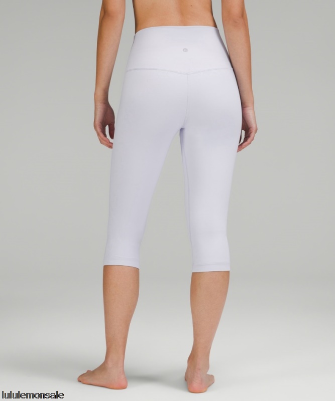Lululemon Damen DELULU105 | Ausrichten Hochhaus Crop 17 Pastellblau